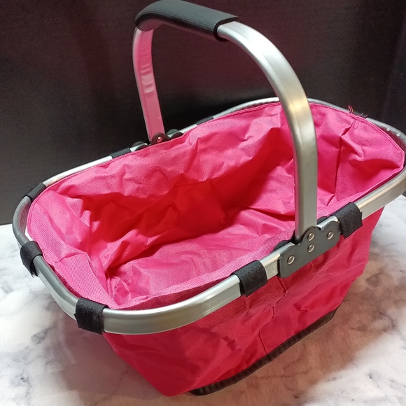 Partiki pink folding picnic basket new in box - Picture 6 of 12